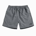 thumbnail image 1 of KPOPLK Men's Linerless Workout Shorts 5'' Lightweight Quick Dry for Running Sports Athletic Gym with Pockets Size XXXL,Grey, 1 of 4