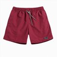 thumbnail image 1 of KPOPLK Men's Linerless Workout Shorts 5'' Lightweight Quick Dry for Running Sports Athletic Gym with Pockets Size XXXXL,Wine, 1 of 2