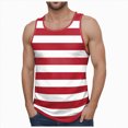thumbnail image 1 of KPOPLK Men's Tank Tops Quick Dry Sleeveless Workout Muscle Shirt Athletic Bodybuilding Gym Performance Tee Shirts Size XXXL,Red, 1 of 5