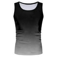 thumbnail image 1 of KPOPLK Men's Temperature-Regulating Bodybuilding Sport Tank Top: Sleeveless Shirts for All-Weather Training L Black, 1 of 6