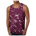 thumbnail image 1 of KPOPLK Mens Sports Fitness Basketball Training Round Neck Loose Outdoor Running Quick Drying Breathable Sleeveless T Shirt Vest L, 1 of 5