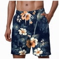 thumbnail image 1 of KPOPLK Mens Swim Trunks Shorts Speedo Swimsuit Summer Bathing Suits Casual Swimwear Swimming for Surfing Gifts for Men Beach(Navy,L), 1 of 5