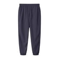 thumbnail image 1 of KPOPLK Middle and Large Children Casual Sportswear Sweatpants Boys Pocket Drawstring Sweatpants(3-4 Years,A183-Navy), 1 of 5