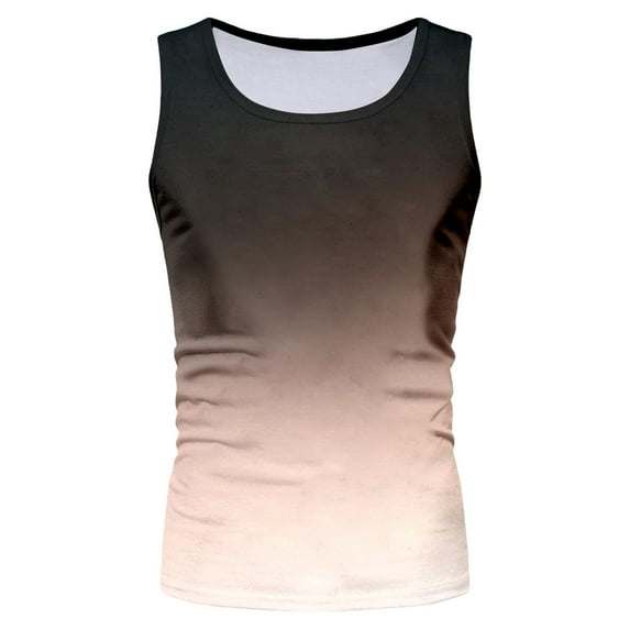 KPOPLK Narrow-Strap Men's Cotton Sleeveless Tank Tops with Lattice Back: Gym Workout Fitness T-Shirts for Breathability and Style 2XL Light Pink