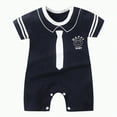 thumbnail image 1 of KPOPLK Baby Boy Girl Clothes Basic Solid Color Fleece Long Sleeve Romper Jumpsuit One-Piece Bodysuit Winter Clothes(Blue,12-18 Months), 1 of 4