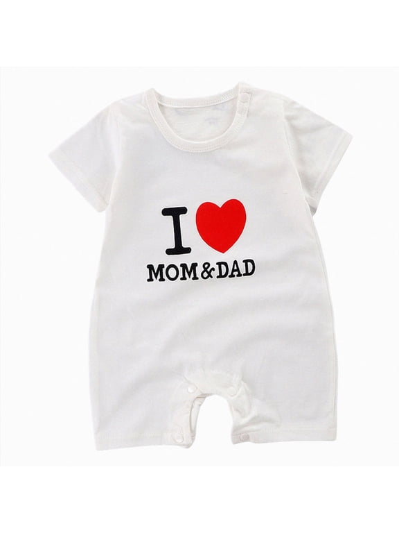 Newborn Baby Boy Summer Clothes Boy Embroidery Jumpsuit Rompers Waffle Round Neck Bodysuit Onesie 3 6 12 18 Months(6-12 Months,Red)