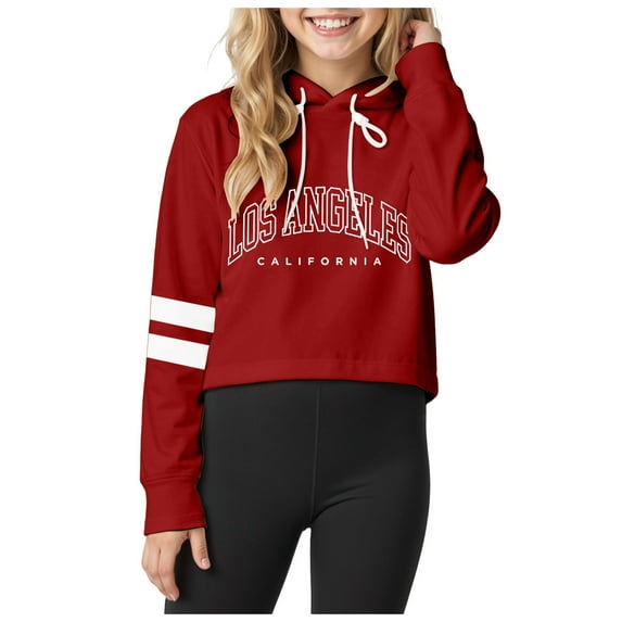 KPOPLK Baby Boys Hooded Sweatshirt Long Sleeve Solid Romper Baby Fall Winter Spring Outfits(12-13 Y,Red)