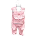 thumbnail image 1 of KPOPLK Outfit Baby Girl 6PCS Going Home Outfit Ruffle Romper Top Floral Pants Set Cute Fall Winter Clothes(0-9 Months,R72-Pink), 1 of 6