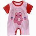 thumbnail image 1 of KPOPLK Organic Cotton Baby Sweater Knit Romper Newborn Infant Set Long Sleeve Cute Outfit Girls Clothes Size 6-9 Months,Pink, 1 of 7