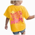 thumbnail image 1 of KPOPLK Shirts for Girls High Boots Letter Print Tshirt Toddler Girl Shirt Graphic Tees Top for 1t 2t 3t 4t 5t 6t 7t 8t 9t Size 9-10 Years,Yellow, 1 of 6