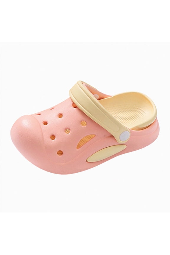 Slides Sandals for Kids,Girls Shower Shoes,Boys Cloud Slides Non slip Quick Dry Bedroom Shoes Indoor Outdoor Open Toe Spa Bath Pool Gym House Casual House Slippers Size 5.5,Pink