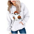 thumbnail image 1 of KPOPLK Snap-Front Hoodie 132% Organic Cotton Baby Boys, Girls(8-9 Years,White), 1 of 7