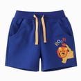 thumbnail image 1 of KPOPLK Summer Toddler Boy Shorts Boys' Summer Fashion Print Clothes with Drawstring Pockets for 2t 3t 4t 5t 6t 7t Size 2-3 Years,Blue, 1 of 9