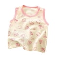 thumbnail image 1 of KPOPLK Summer Toddler Boy Tank Top Kids Dinosaur Print Sleeveless Tee Top Casual Cotton Shirt for 6 9 12M 2T 3T 4T Size 2-3 Years,Purple, 1 of 4