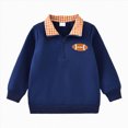 thumbnail image 1 of KPOPLK Tee Tops for Boys Toddler Baby Long Sleeve Embroided Polo Shirt Fall Winter Clothes 1T 2T 3T 4T,Size 2-3 Years, 1 of 8