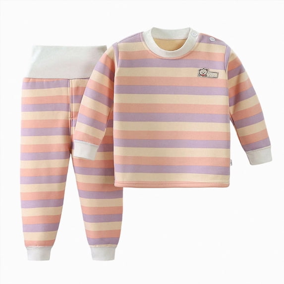 KPOPLK Toddler Baby Boy Clothes Fall Winter Outfit 2Pcs Loungewear Long Sleeve Pullover T-Shirt and Relax Fit Pant Clothing,Size 4-5 Years