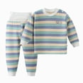 thumbnail image 1 of KPOPLK Toddler Baby Boy Clothes Fall Winter Outfit 2Pcs Loungewear Long Sleeve Pullover T-Shirt and Relax Fit Pant Clothing,Size 5-6 Years, 1 of 9