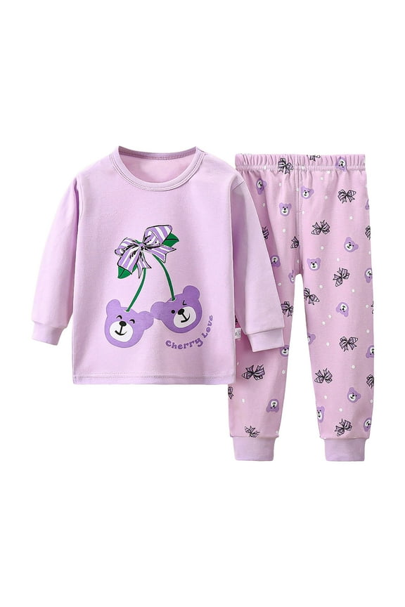 Toddler Baby Boy Clothes Long Sleeve Little Guy Letter Print Pullover Sweatshirt Jogger Pants Fall Sweatsuit(2-3 Years,T70-Purple)
