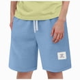 thumbnail image 1 of KPOPLK Toddler Baby Boy Shorts Cotton Graphic Print Summer Clothes for Kids 12M-8T Size 1130,Blue, 1 of 5
