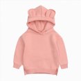 thumbnail image 1 of KPOPLK Toddler Baby Boys Hooded Sweatshirt Pullover 3 6 9 12 18 Months 2T 3T Casual Long Sleeve Hoodies Solid Color Fleece Pocket Sweatshirt Tops,Size 12-24 Months, 1 of 7