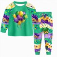 thumbnail image 1 of KPOPLK Toddler Baby Girl Clothes Fall Winter Carnival Sweatsuit Newborn Sweatshirt Sweat Pant Sets Outfits Infant Girls Clothing(7-8 Years,), 1 of 7