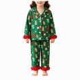 thumbnail image 1 of KPOPLK Toddler Baby Girls Pajamas Christmas Cute Santa Pjs Long Sleeve Button Snug fit 1T 2T 3T 4T 2Pcs Soft Jammies,Size 6-12 Months, 1 of 9