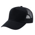 thumbnail image 1 of KPOPLK Toddler Baseball Cap Summer Solid Color Sun Hat Adjustable Breathable Baby Cap for Kids Boys(One Size,Black), 1 of 3