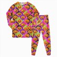 thumbnail image 1 of KPOPLK Toddler Boy Clothes 2-8T Halloween Pajama Set Long Sleeve Pumpkin Print Shirts and Pants Comfortable Fall Winter Sleepwear,Size 4-5 Years, 1 of 9
