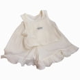thumbnail image 1 of KPOPLK Toddler Girl Clothes 2 Piece Summer Teen Girls Sleeveless Top Dress and Leggings Shorts Set Kids Summer Outfits(18-24 Months,White), 1 of 8