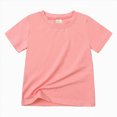 thumbnail image 1 of KPOPLK Toddler Girl Shirts for 1t 2t 3t 4t 5t 6t 7t 8t 9t Baby Girls Ruffle Sleeves Blouse T-Shirts Basic Cotton Tee Tops Cute Clothes Size 3-4 Years,Pink, 1 of 7