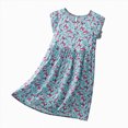 thumbnail image 1 of KPOPLK Toddler Girl Summer Dress Outfits Cute Embroidered Sundress Dresses Clothes for Girls 18 24 Months 3T 4T 5T 6T(13-14 Years,Pink), 1 of 8