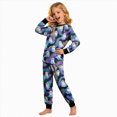 thumbnail image 1 of KPOPLK Toddler Girls Kids Pajama Sets 24M-8Y Snug fit Long-Sleeve Softness Sleepwear Pjs 2pcs Jammies,Size 5-6 Years, 1 of 9