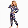 thumbnail image 1 of KPOPLK Toddler Girls Kids Pajama Sets 24M-8Y Snug fit Long-Sleeve Softness Sleepwear Pjs 2pcs Jammies,Size 6-7 Years, 1 of 9