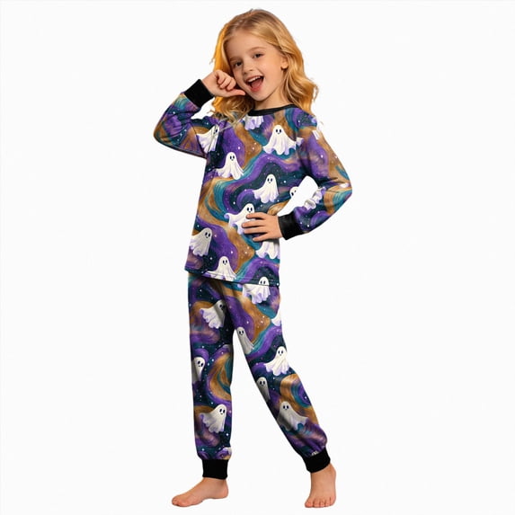 KPOPLK Toddler Girls Kids Pajama Sets 24M-8Y Snug fit Long-Sleeve Softness Sleepwear Pjs 2pcs Jammies,Size 6-7 Years