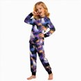 thumbnail image 1 of KPOPLK Toddler Girls Kids Pajama Sets 24M-8Y Snug fit Long-Sleeve Softness Sleepwear Pjs 2pcs Jammies,Size 6-7 Years, 1 of 9