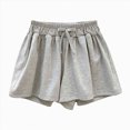 thumbnail image 1 of KPOPLK Toddler Girls Soccer Shorts Toddler Athletic Performance Shorts Dolphin Gym Shorts Size 8-10 Years ,Grey, 1 of 8