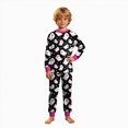 thumbnail image 1 of KPOPLK Toddler Kids Boys Pajamas Sets Halloween Ghost Print Long Sleeve Crewneck Top Snug Fit Pant Sleepwear Set,Size 8-9 Years, 1 of 9