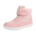 thumbnail image 1 of KPOPLK Toddler & Little Kid Boys Girls Boots Fall Early Winter Work Boots with Side Zipper (Toddler/Little Kid)(11.5,X51-Pink), 1 of 2
