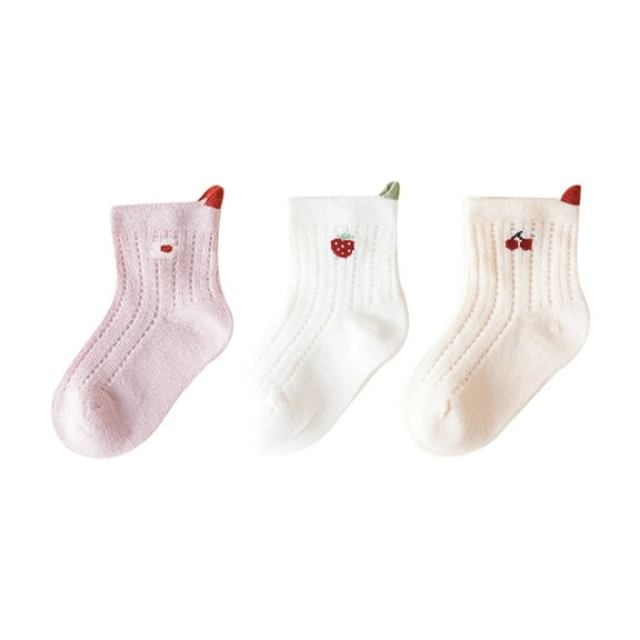 KPOPLK Toddler Ruffle Socks for Girls - Baby Grip Socks with Non-Slip, Cute Grippy Frilly Design(XS,F35-White)