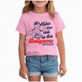 thumbnail image 1 of KPOPLK Toddler T Shirts Girls Basic Tee Summer Cotton T-Shirts Crewneck Short Sleeve Shirts for Kids 2-7Y Size 5-6 Years,Pink, 1 of 4