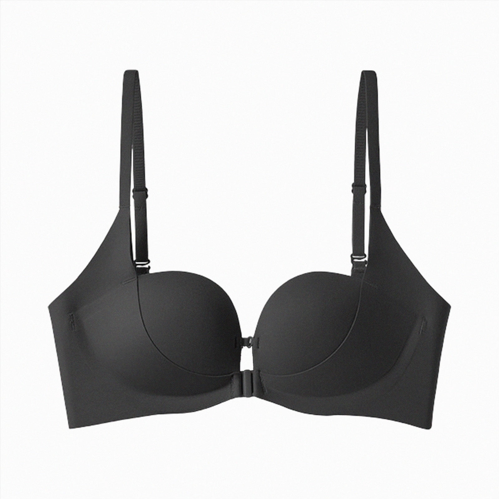 KPOPLK Women Strapless Bra Front Closure Invisible Push Up Bralette ...
