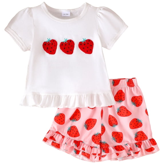 KPOPLK Women's Summer Two Piece Short Sets Lapel Short Sleeve Shirts and High Waist Drawstring Shorts Sets Casual Short Outfits Set,Sizes 6-12 Months