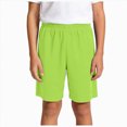 thumbnail image 1 of KPOPLK Youth Boys Shorts 2T-16T Lightweight Quick Dry Athletic Running Workout Shorts Water Resistant with Pockets Size 10-11 Years,Green, 1 of 8