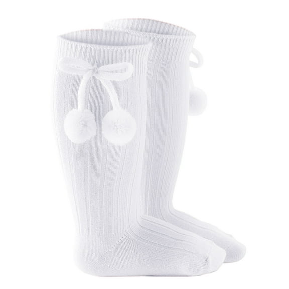 KPOPLK toddler non-slip cotton socks anti skid with grip bottom Little Boys Girl Kids Children(12-24 Months,F7-White)