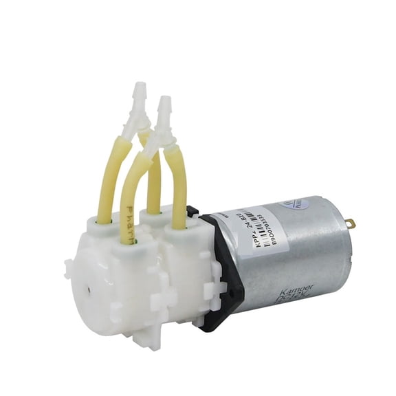 KPP2 Peristaltic Pump 24V 12V Low Flow Self-priming Pump With Double Pump Head Low Pressure Dosing Pump ,Easy to Operate