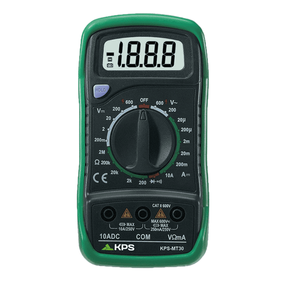 KPS by Power Probe KPS MT30 Digital Multimeter for AC/DC Voltage and DC Current
