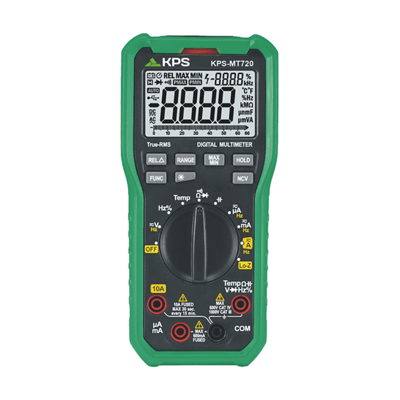 KPS by Power Probe KPS MT720 TRMS Digital Multimeter with Low Impedance
