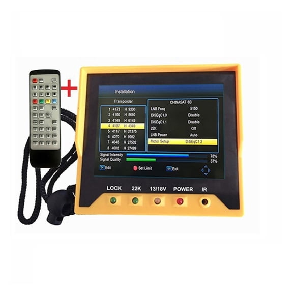 KPT-356H 3.5 Inch Handheld TFT LCD Multi-Function (DVB-S/S2) Digital Satellite Finder ,Easy to Use