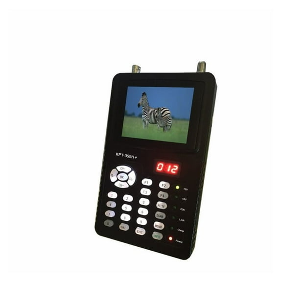 KPT-359H DVB-S2 FTA C KU Band Digital Satellite Finder Meter With MPEG-2/MPEG-4 ,Portable Carrying