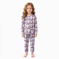 thumbnail image 1 of KPVEVIQ 2 Piece Girls Boys Halloween Pajamas Kids Pumpkin Ghost Graphic Long Sleeve Top and Pants Pajamas Pjs Sleepwear Set for Toddler Little Boys,5-6 Y, 1 of 9